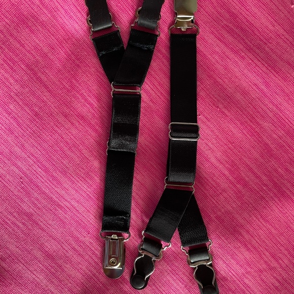 2 Clip on Garter Straps for Nylon Stockings Attach to Romper Teddy Shaper Ect - Picture 1 of 5